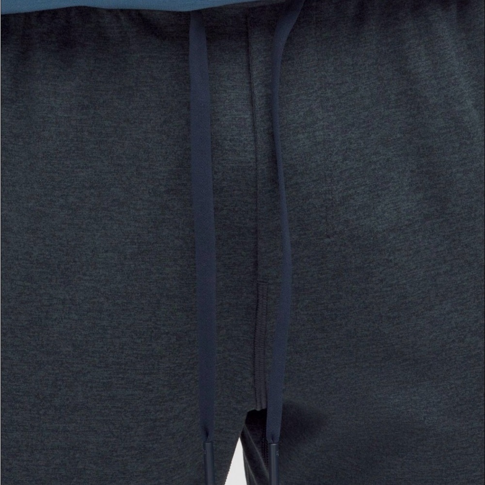 Men's lululemon soft jersey jogger heathered Navy Jogger Pants - Picture 2 of 3
